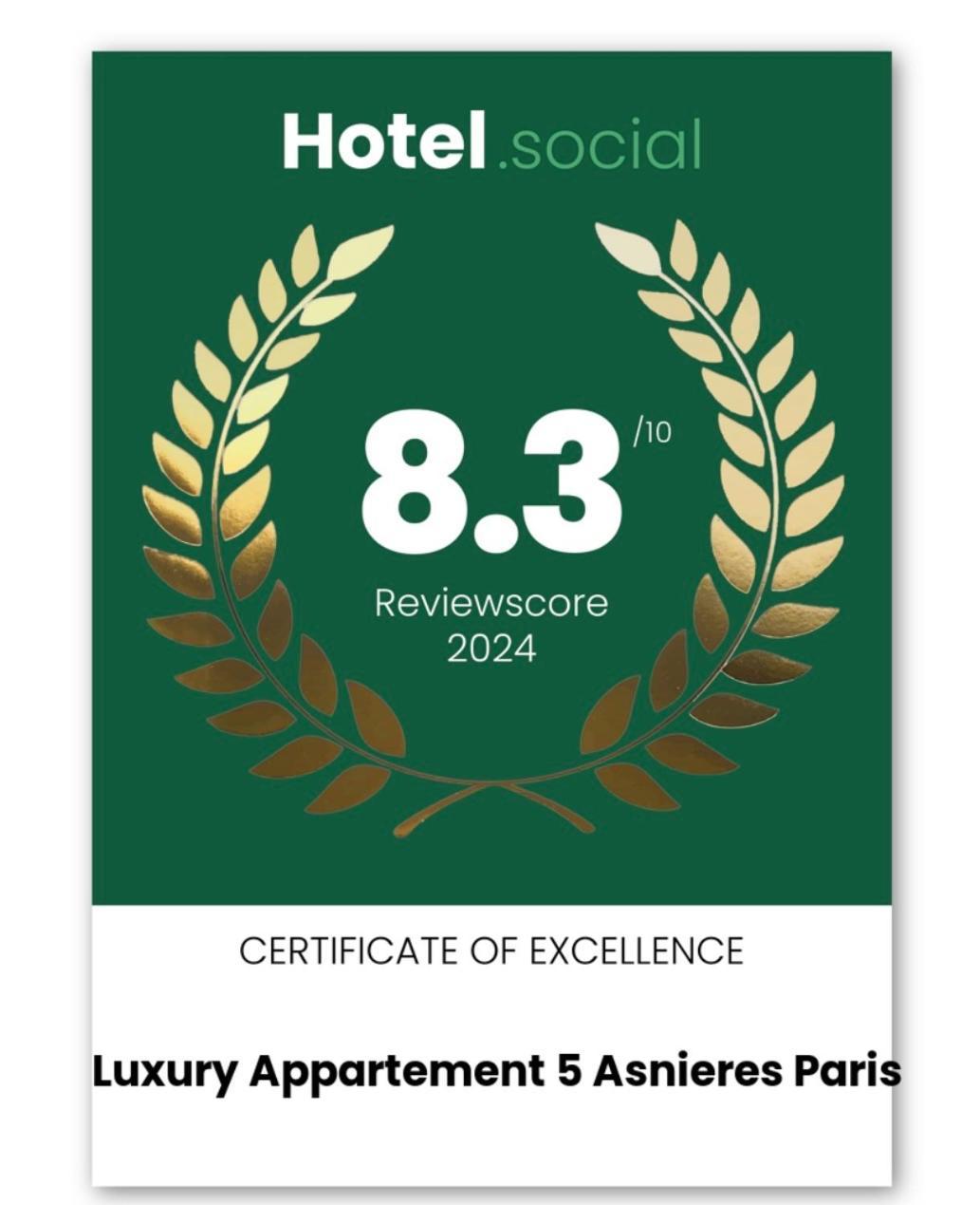 Luxury Appartement 5 Asnieres Paris Eksteriør billede